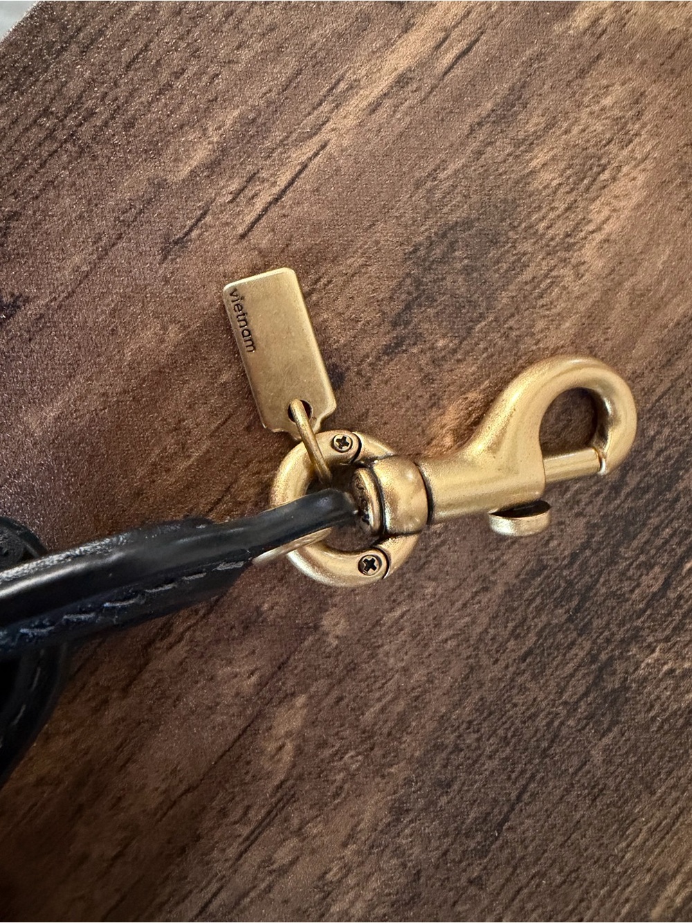Coach leather chain strap (on hold for LesC91) - Picture 4 of 4